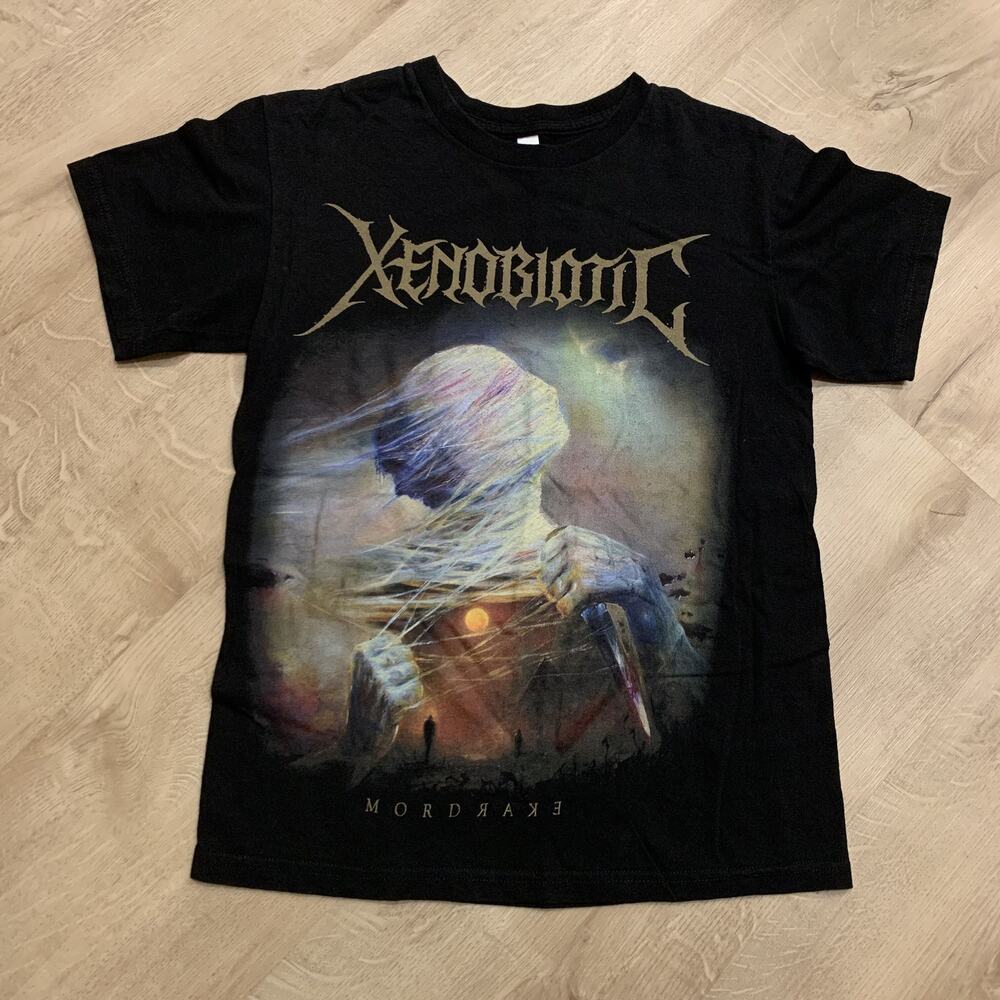 Xenobiotic Mordrake Album Cover T-Shirt Men's Small S Death Metal Band Tee Black